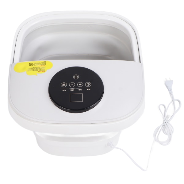 Elektriskt uppvärmt fotbadkar Hushållstemperatur Justerbar Hopfällbar massage fotbadkar 220V