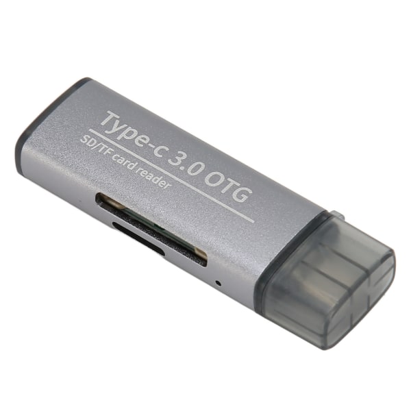 Lagringskortläsare Bärbart stöd Micro Storage Card 2 i 1 USB C 3.1 USB 3.0 minneskortläsare med 2 kontakter