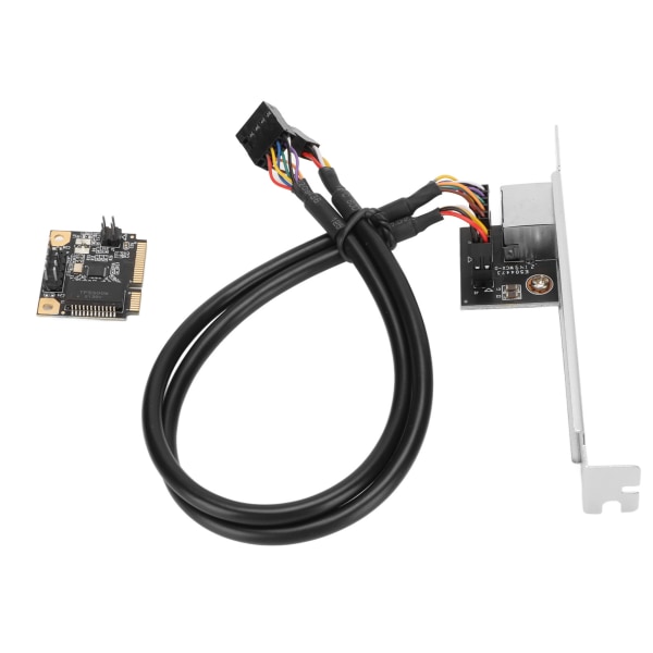Mini PCI E Gigabit Ethernet-kort 10Mbps 100Mbps 1000Mbps Gratis enhet RTL8111H Chip RJ45 PCI E-kort för stationära datorer