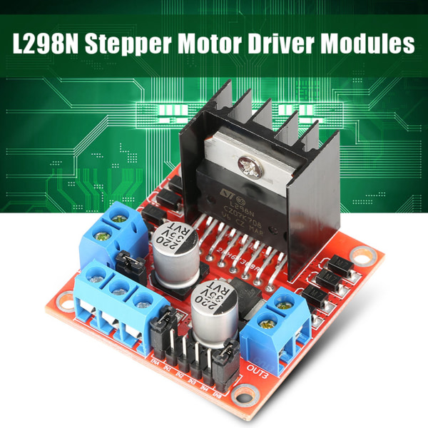 1st L298N Modul H Bridge Driver Board Modul för Stepper Motor Smart Car Robot