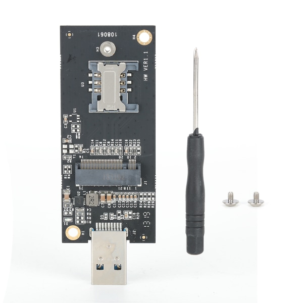 (M.2) NYCKEL B till USB3.0-adapterkort M.2-kortmodulkort med SIM-kortplats