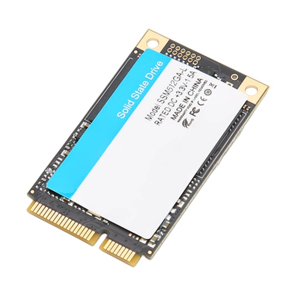 MSATA SSD 500MB/S Läshastighet 450MB/S Skrivhastighet Höghastighets 3D TLC NAND SATA 3.0 SSD M.2 SSD för stationära datorer Surfplattor 512GB