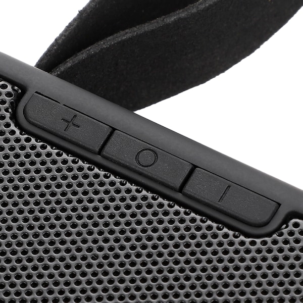 Bärbar trådlös Bluetooth högtalare Heavy Bass Musikspelare Svart med ljudkabel