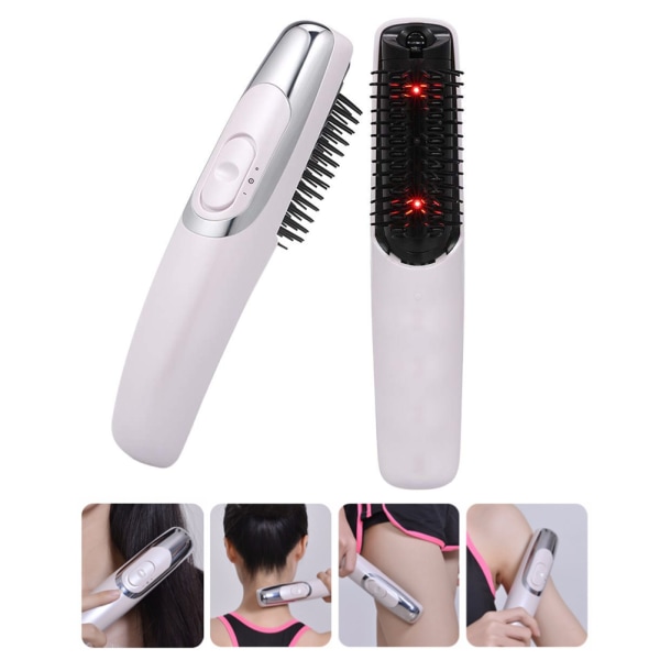 Elektrisk infraröd hårborste Kam Laser Behandling Grow Comb Stoppa håravfall Hårbotten Massage Kam