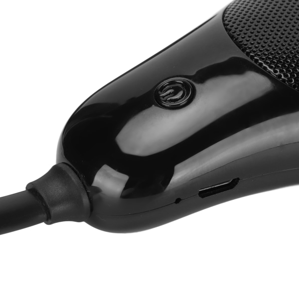 Bluetooth högtalare för nackband Stereo Handsfree ljudreducering Bärbar bärbar högtalare för hem Utomhussport Resor Svart