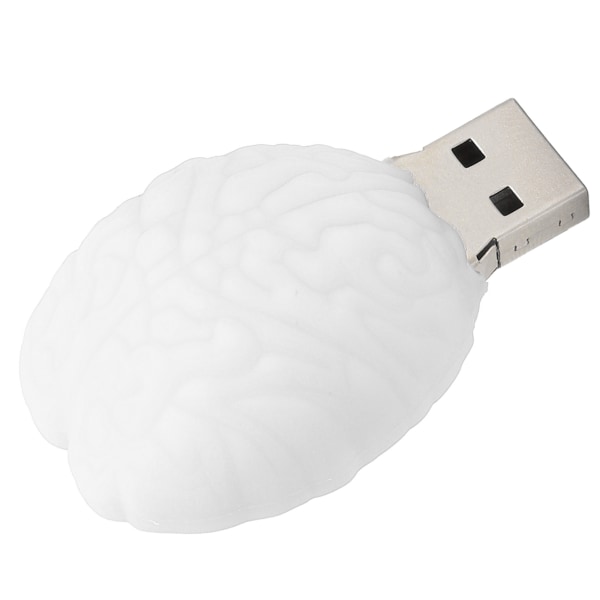 Memory Stick 2.0 USB minne Pendrive Bärbar Datalagring Cartoon Brain Doll White16GB