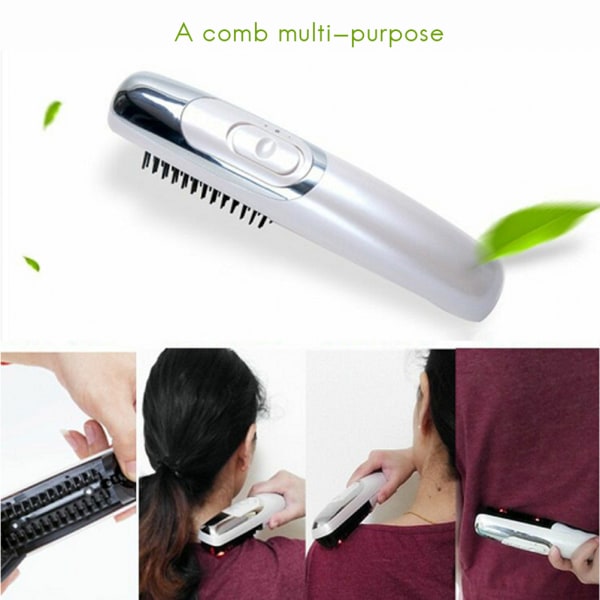 Elektrisk infraröd hårborste Kam Laser Behandling Grow Comb Stoppa håravfall Hårbotten Massage Kam
