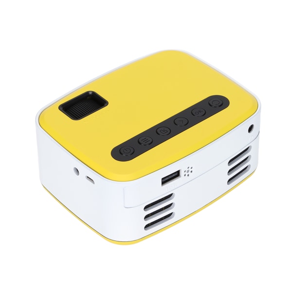 Miniprojektor Manuell fjärrkontroll Inbyggda högtalare High Definition Portable 16:9/4:3 Aspect Ratio Video ProjectorUS