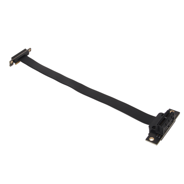 PCIE 3.0 1X förlängningskabel Dubbel 90 graders rät vinkel PCIE 3.0 1X Riser Card Adapter Ribbon Extender 40cm / 15.7in