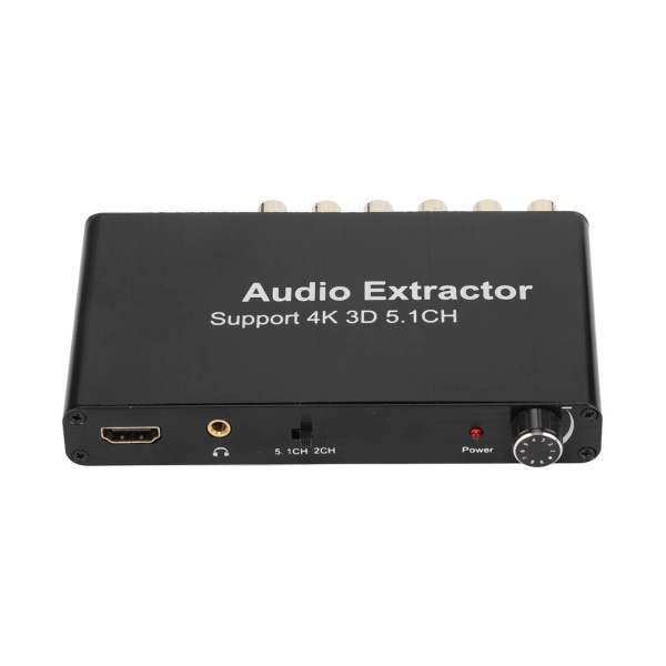 RCA Audio Extractor 4K 3D 5.1CH HD Multimedia Interface Analog Audio Converter för PS4 DVD HD TV