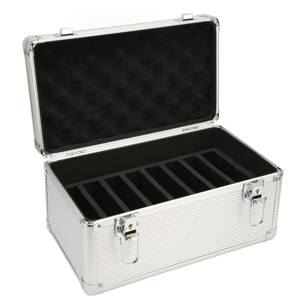 Hårddiskförvaringsbox 14 fack dubbelt skydd Säkert låsdesign Case för 2,5 tum 3,5 tum hårddisk