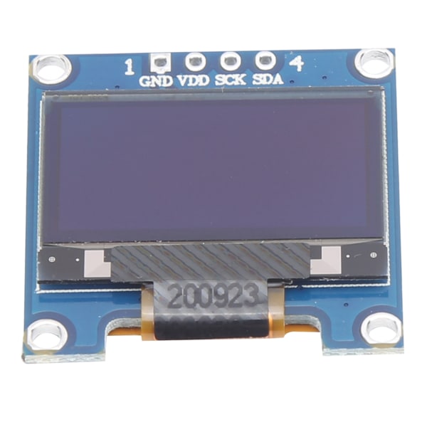 OLED Display Modul Vit IIC Kommunikation Liten elektronisk komponent 0,96 tum