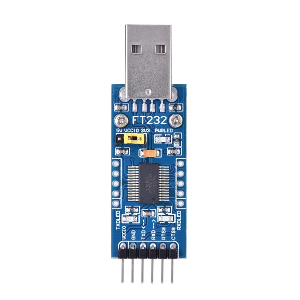 FT232 USB UART-kort (typ A) USB till seriell TTL FT232RL omvandlarmodul