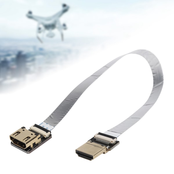HD Multimedia Interface Adapter Kabel 90 graders böj för DJI Lightbridge FPV flygfotografering