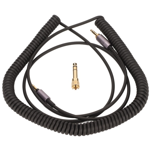 3,5 mm ljudfjäderkabel Infällbar 9,8 fot Plug and Play 3,5 mm ljudkabel med XLR-adapter för hemmaljud MP4-hörlurar