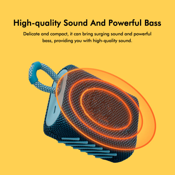 Ljud Bluetooth högtalare Subwoofer Bärbar högtalare Trådlös Bluetooth högtalare