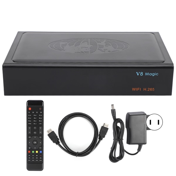 iBRAVEBOX V8 Magic DVB‑S2 för IPTV Xtream H.265 Satellites för IPTV Set Top Box 100‑240Vblack US