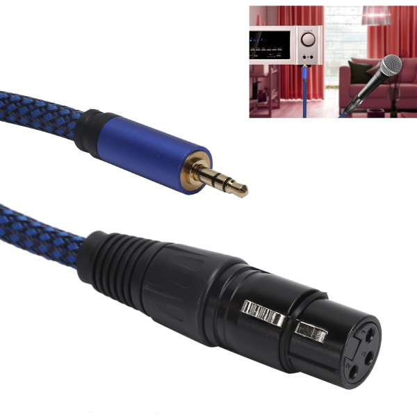 JORINDO XLR hona till 3,5 mm uttag balanserad signalkabel XLR till 1/8 tum Mikrofonkabelanslutning CordJD6036‑4m