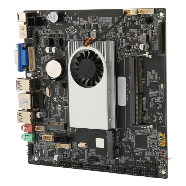 ITX J4125 Datormoderkort DDR4 2400MHz för Celeron J4125 4C 4T 2,0GHz‑2,7GHz 10W PC-moderkort