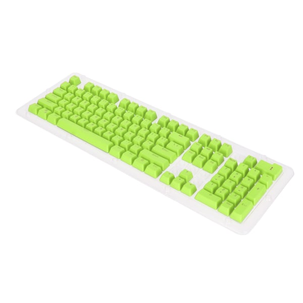 PBT Keycaps 106 Keys 2 Färg Formsprutning OEM Höjd Ljusöverföring Anpassade Keycaps för Mekaniskt Tangentbord Grön