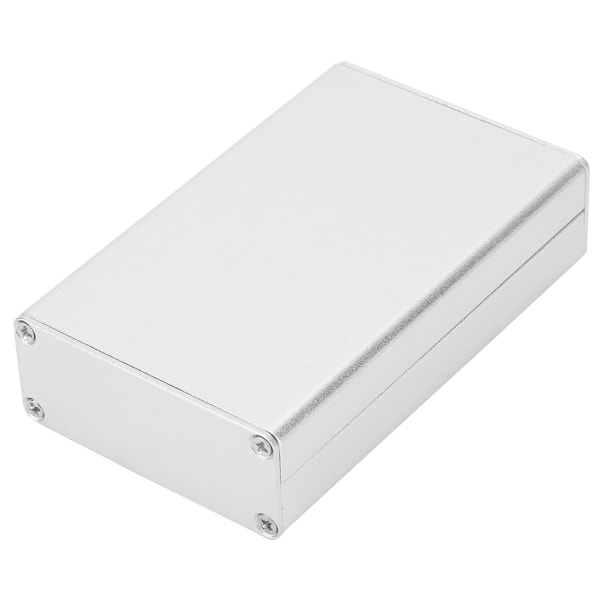 Aluminiumkapsling PCB Instrument Shell Elektronisk kylbox Silver 20*50*80mm