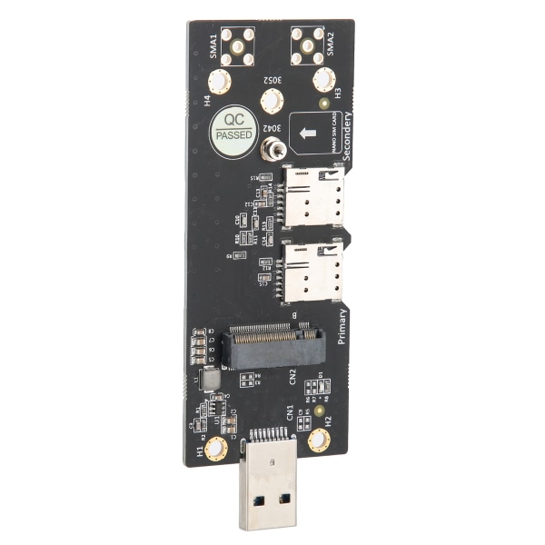 Adapterkort NGFF(M.2)-nyckel B till USB 3.0 med dubbla SIM-kortplats Nätverkstillbehör