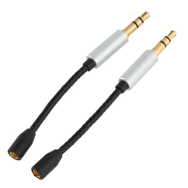 MMCX till 3,5 mm adapterkabel Guldpläterat gränssnitt OFC-kärna förlustfritt ljud MMCX hona till 3,5 mm hankabel
