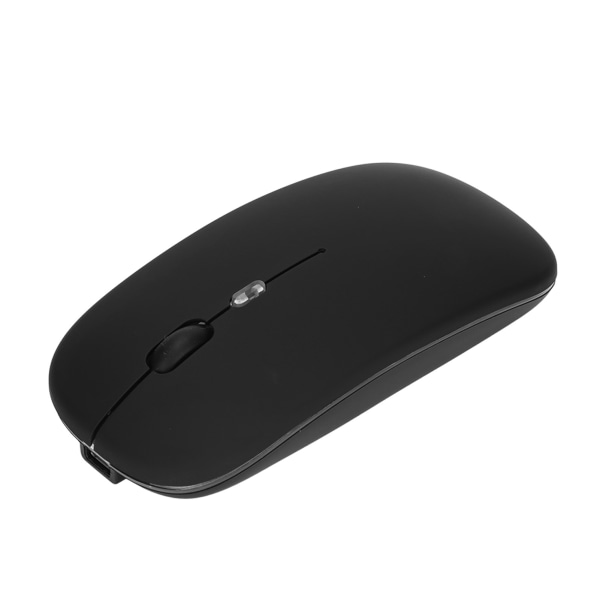 Trådlös mus 2.4G Ergonomisk Dual Mode LED andningsljus 500mAh Uppladdningsbart batteri Justerbar DPI Office Mouse Black