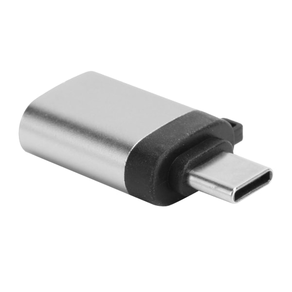 USB3.0 Hona till TypeC Adapter Converter Laddningsdata OTG Stretch Head utan kedja (silver)