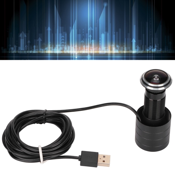 Dörröga hålkamera vidvinkel 1080P 2 miljoner pixlar Drivefree USB HD titthålskamera för hemmet