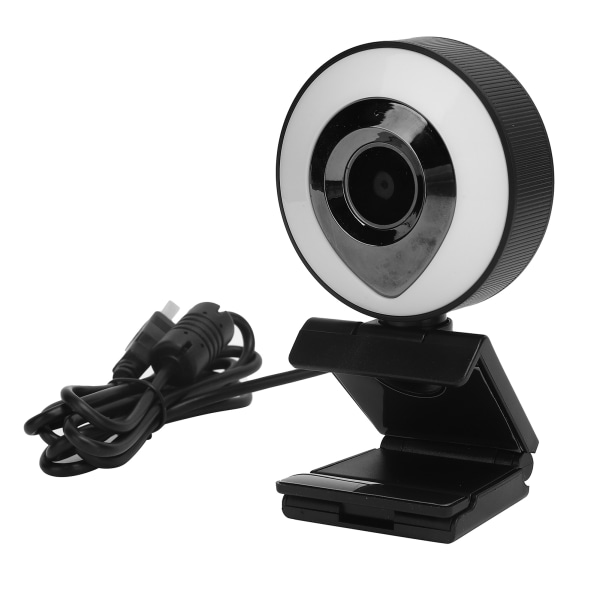 USB webbkamera autofokus 2K-webbkamera med dubbel blixt vid 30/25 FPS för XP2/Vista/WIN7/8/10/OS X