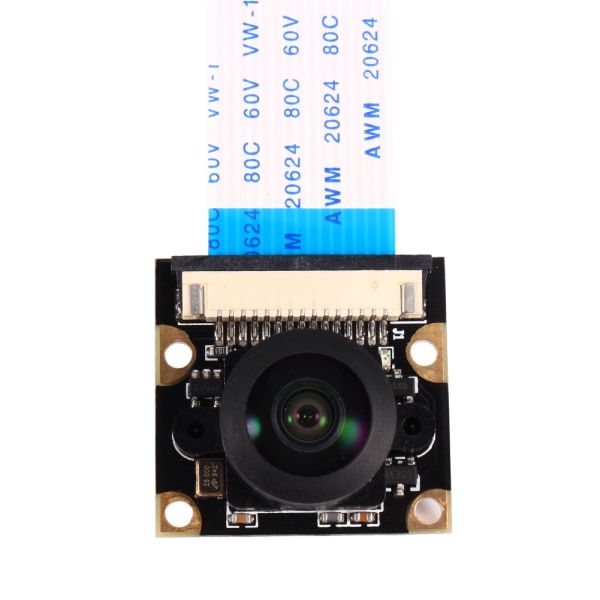 HD 1080P kameramodulkort 175° vidvinkel Fish Eye-objektiv för Raspberry Pi A/B