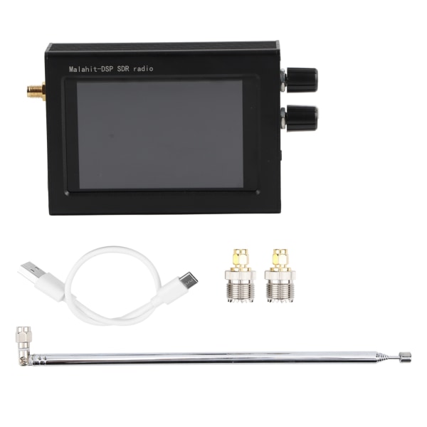 SDR-mottagare Lång/Kort/Medelvågssignalanalysator med antenn 3,5-tums pekskärm