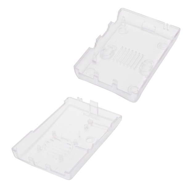 För Raspberry Pi 3B/3B+ Shell ABS case modell K med 3007 kylflänsfläkt InstallerbarTransparent