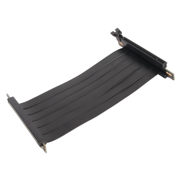 PCIE 3.0 X16 Riser-kabel 180 graders höghastighets flexibel dubbel omvänd kontakt GPU-grafikkortsförlängningskabel svart 50 cm / 19,7 tum