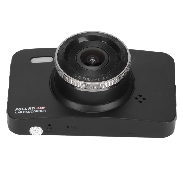 ANYTEK A78 Dash Cam Wide Angle1080P HD Driving Recorder med 3-tums skärmloopinspelning G-sensor Parkeringsmonitor