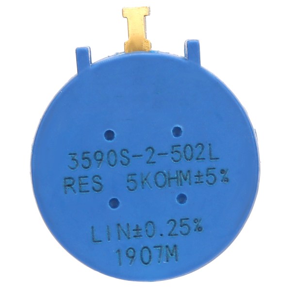 3590S-2-502L 5K Ohm justerbart motstånd Precision Multiturn Potentiometer
