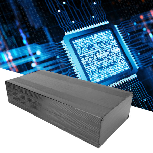 Case av delad typ av aluminium Elektronisk låda för förstärkare GPS (300 mm)
