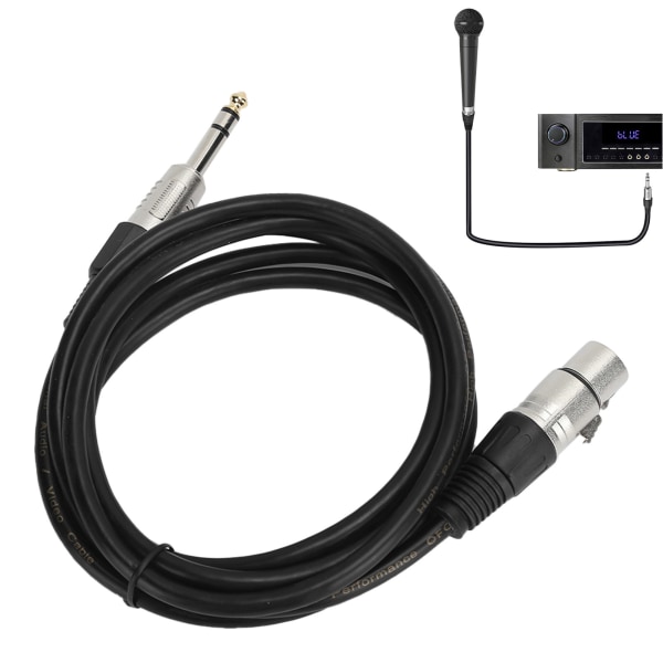 JORINDO XLR hona till 1/4 tum 6,35 mm kabel 26AWG balanserad signalanslutning Ljudkabel