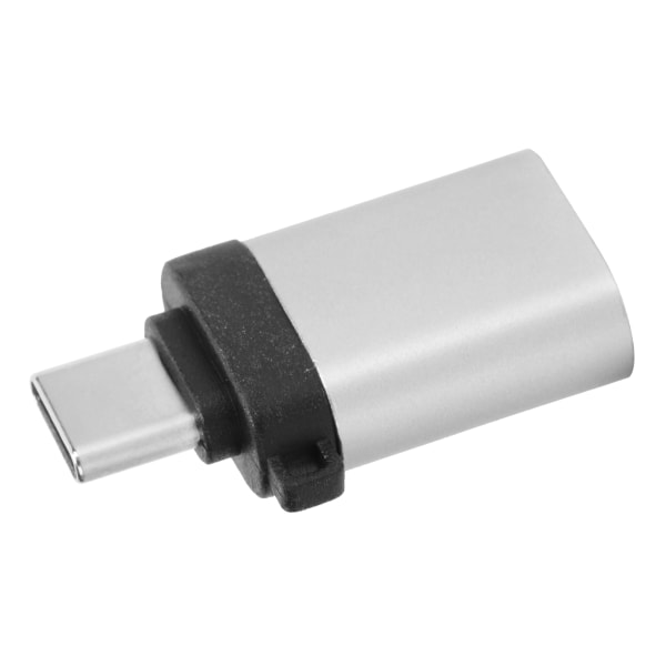 USB3.0 Hona till TypeC Adapter Converter Laddningsdata OTG Stretch Head utan kedja (silver)
