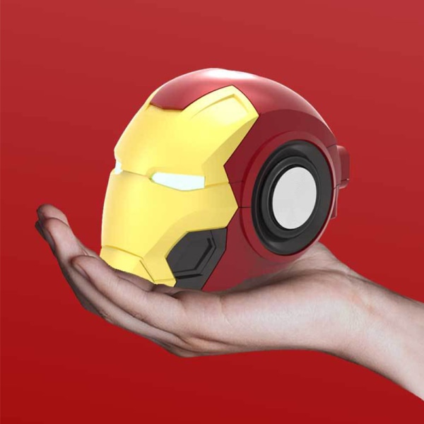 Bluetooth högtalare Innovativ mini seriefigur Djup bas HiFi Stereo utomhus trådlös högtalare för hem utomhus guld