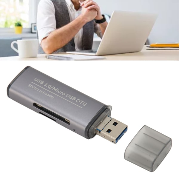 Minneskortläsare 5 Gbps överföringshastighet 3 i 1 USB Typ A 3.0 Hane Micro USB Storage Card Reader