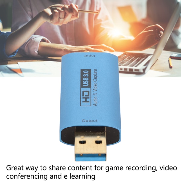 Z26A Video Capture Card HD Multimedia Interface till USB3.0 Sound Capture Card för bärbar dator för Xbox One för PS3 för PS5 Z26A