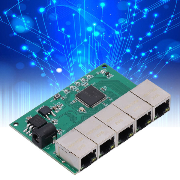 5-portars switchmodul 1000M 100M AKTIVT Gigabit Ethernet-blockbaserat för RTL8367RB DC 5V