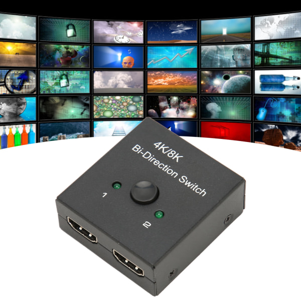 8K 4K HD Multimedia Interface Bi-Direction Switch 40Gbps Plug and Play HD Multimedia Interface Splitter för PS4 för Xbox