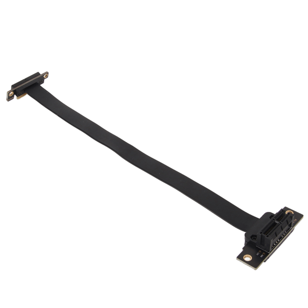 PCIE 3.0 1X förlängningskabel Dubbel 90 graders rät vinkel PCIE 3.0 1X Riser Card Adapter Ribbon Extender 20cm / 7.9in