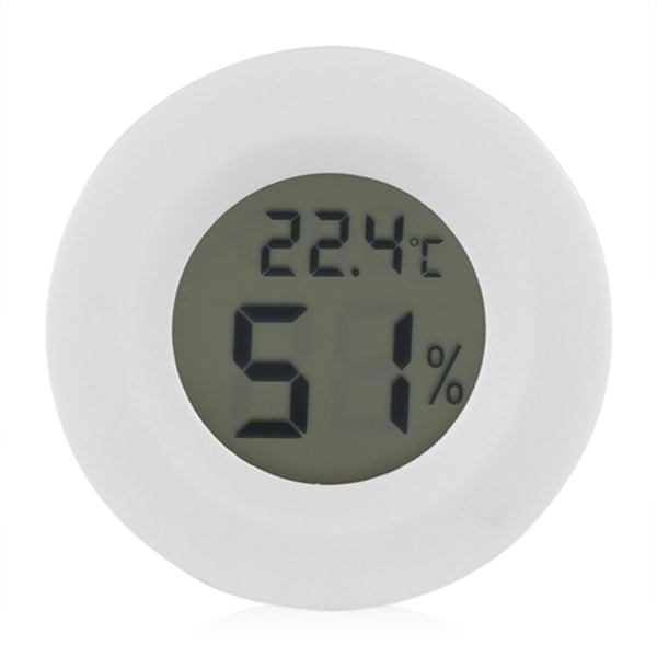 Digital LCD temperatur luftfuktighetsmätare termometer Hygrometer för reptil husdjur