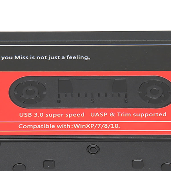 2. 5-tums hårddisk externt case 6 Gbps Stöd UASP-bandutseende 6TB USB3.0 SSD-hölje med LED-indikator för PC