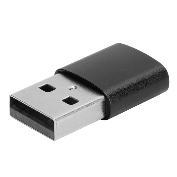TypeC Adapter Converter Hona till USB Hane Snabbladdning datorförlängningstillbehör (svart)
