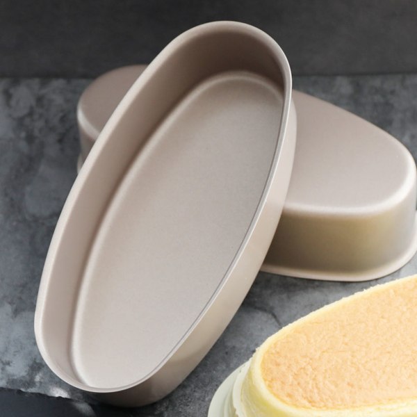 Oval form Nonstick Bakplåt Bröd Limpa Form Ostkaka Plåt Kaka Pan Kök Matlagning Bakverktyg
